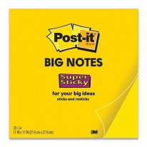 3M Post-it Big Notes - silne lepiace veľké bločky - 279 x 279 mm